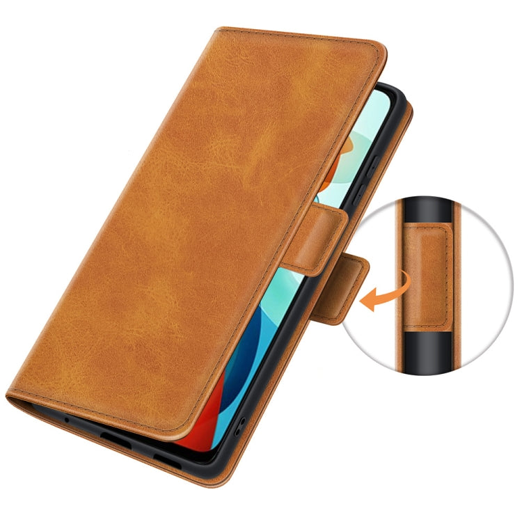 For Xiaomi Poco M3 Pro Dual-side Magnetic Buckle Flip Leather Phone Case
