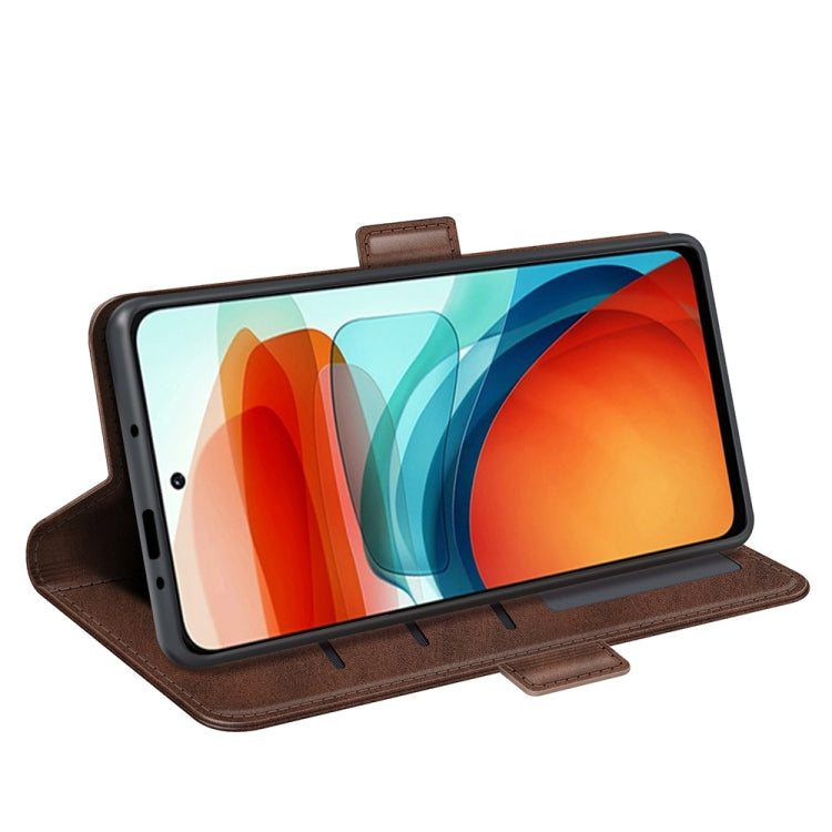 For Xiaomi Poco M3 Pro Dual-side Magnetic Buckle Flip Leather Phone Case