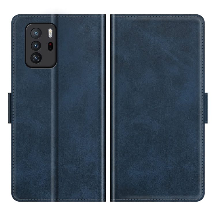 For Xiaomi Poco M3 Pro Dual-side Magnetic Buckle Flip Leather Phone Case