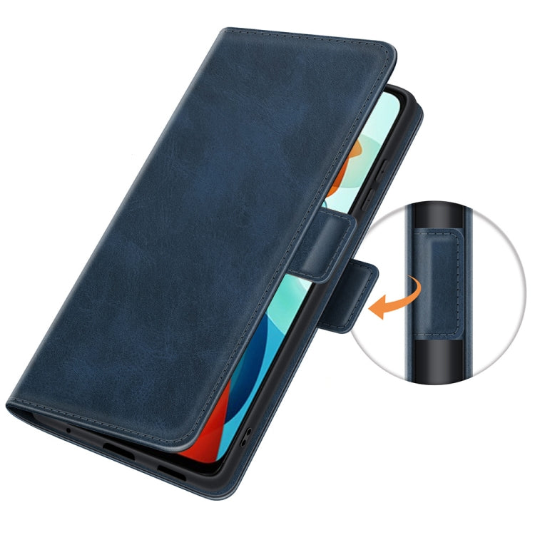 For Xiaomi Poco M3 Pro Dual-side Magnetic Buckle Flip Leather Phone Case