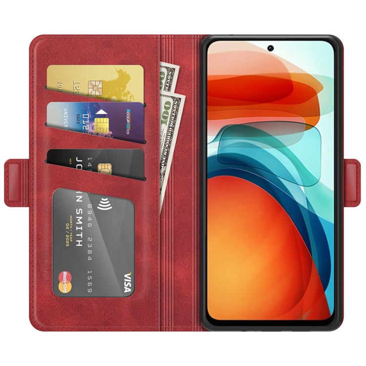 For Xiaomi Poco M3 Pro Dual-side Magnetic Buckle Flip Leather Phone Case