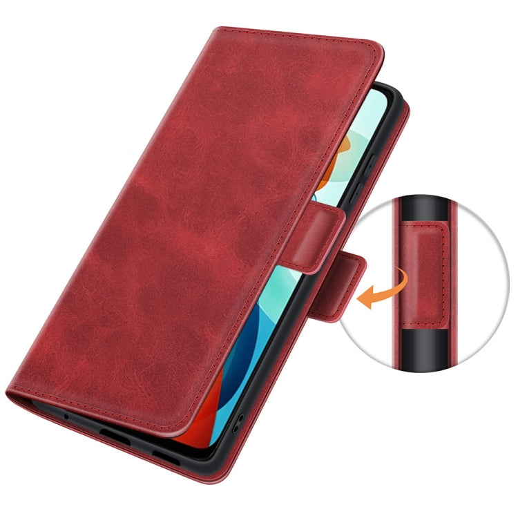 For Xiaomi Poco M3 Pro Dual-side Magnetic Buckle Flip Leather Phone Case