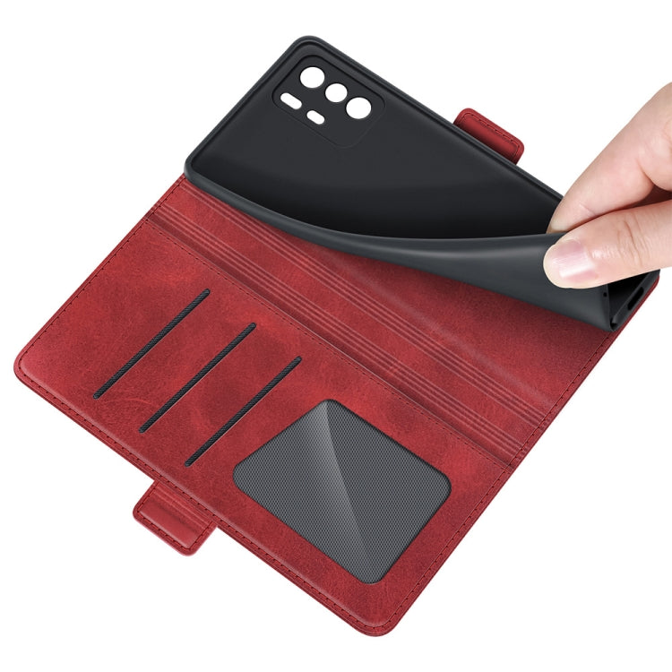 For Xiaomi Poco M3 Pro Dual-side Magnetic Buckle Flip Leather Phone Case