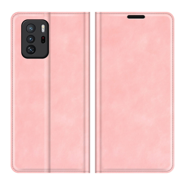 For Xiaomi Redmi Note 10 Pro 5G China / Poco X3 GT Retro-skin Business Magnetic Suction Leather Case with Holder & Card Slots & Wallet