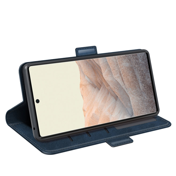 For Google Pixel 6 Dual-side Magnetic Buckle Horizontal Flip Leather Case with Holder & Card Slots & Wallet