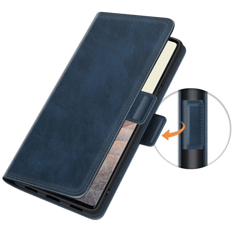 For Google Pixel 6 Dual-side Magnetic Buckle Horizontal Flip Leather Case with Holder & Card Slots & Wallet