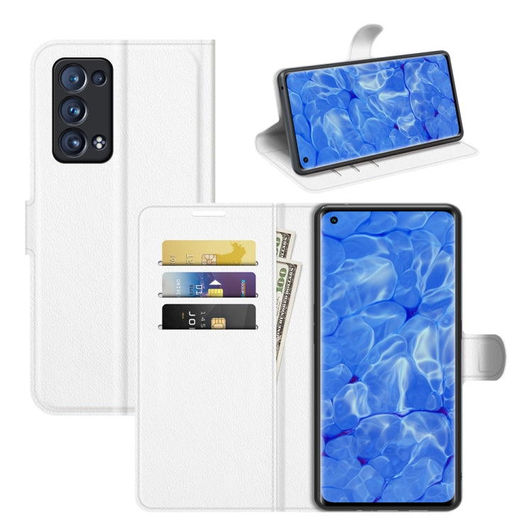 For OPPO Reno6 Pro+ 5G Litchi Texture Horizontal Flip Protective Case with Holder & Card Slots & Wallet