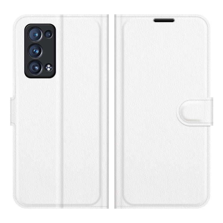 For OPPO Reno6 Pro+ 5G Litchi Texture Horizontal Flip Protective Case with Holder & Card Slots & Wallet