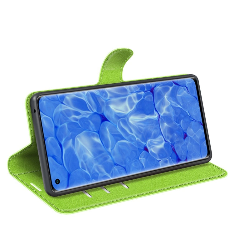 For OPPO Reno6 Pro+ 5G Litchi Texture Horizontal Flip Protective Case with Holder & Card Slots & Wallet