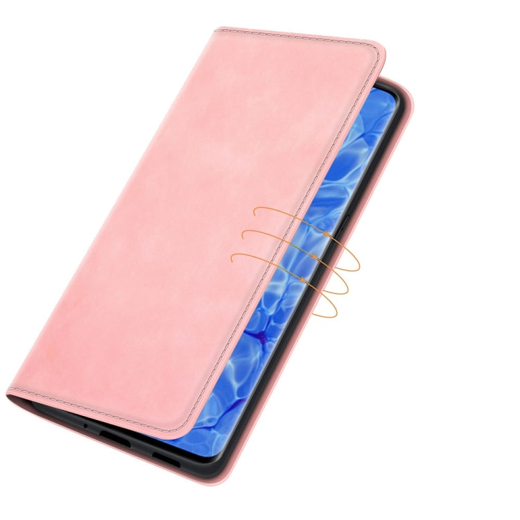For OPPO Reno6 Pro+ 5G Retro-skin Business Magnetic Suction Leather Case with Holder & Card Slots & Wallet