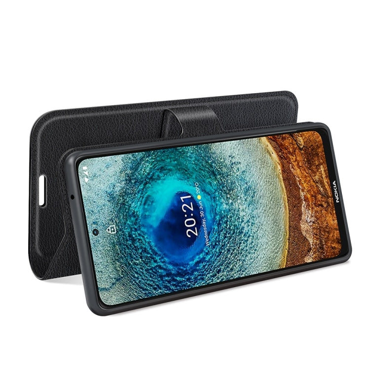For Nokia X10/X20 Litchi Texture Horizontal Flip Protective Case with Holder & Card Slots & Wallet