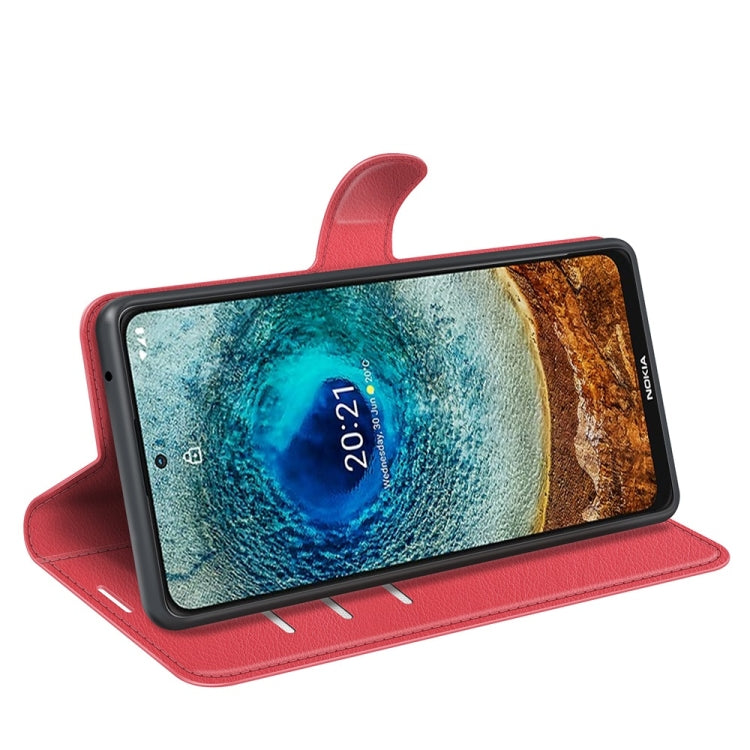 For Nokia X10/X20 Litchi Texture Horizontal Flip Protective Case with Holder & Card Slots & Wallet