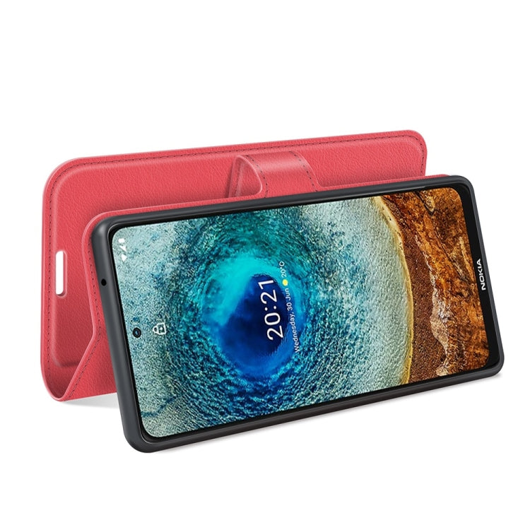 For Nokia X10/X20 Litchi Texture Horizontal Flip Protective Case with Holder & Card Slots & Wallet