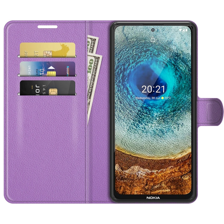 For Nokia X10/X20 Litchi Texture Horizontal Flip Protective Case with Holder & Card Slots & Wallet