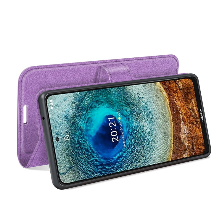 For Nokia X10/X20 Litchi Texture Horizontal Flip Protective Case with Holder & Card Slots & Wallet