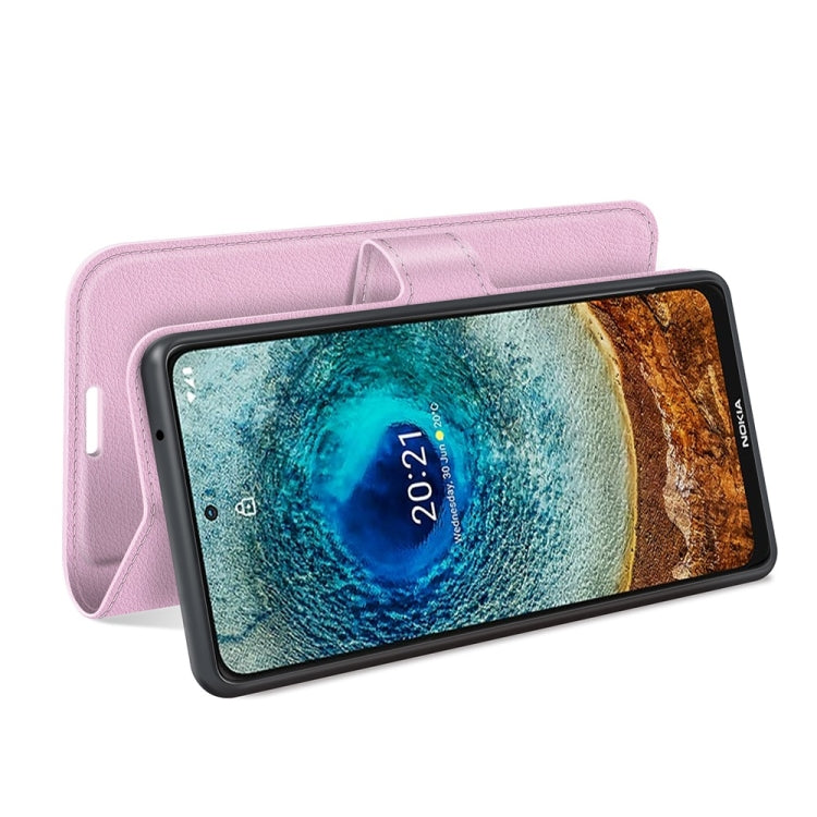 For Nokia X10/X20 Litchi Texture Horizontal Flip Protective Case with Holder & Card Slots & Wallet