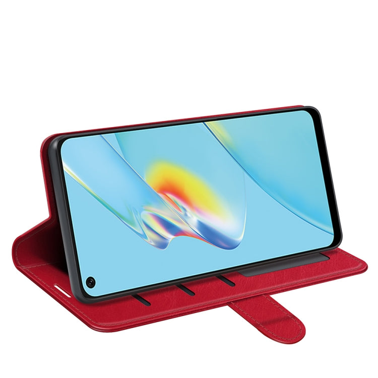 For OPPO A54 4G R64 Texture Single Horizontal Flip Protective Case with Holder & Card Slots & Wallet& Photo Frame