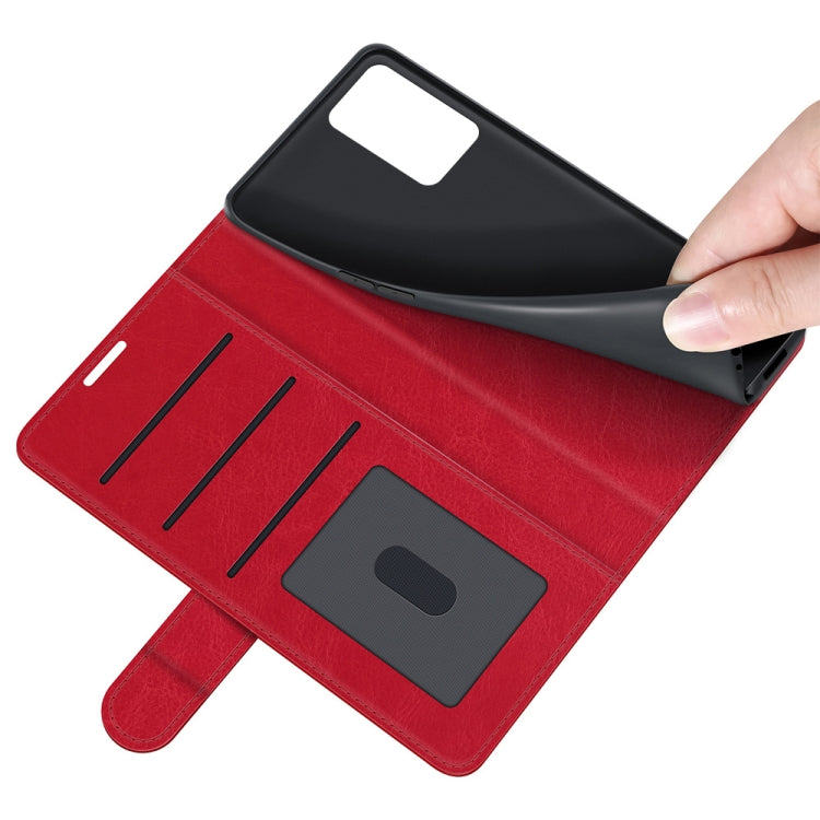 For OPPO A54 4G R64 Texture Single Horizontal Flip Protective Case with Holder & Card Slots & Wallet& Photo Frame