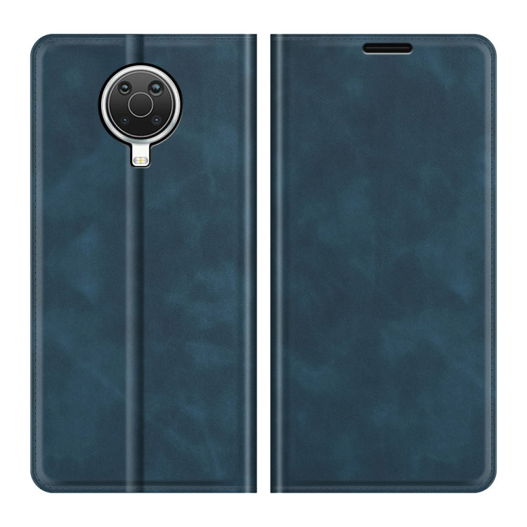 For Nokia G10/G20 Retro-skin Business Magnetic Suction Leather Case with Holder & Card Slots & Wallet