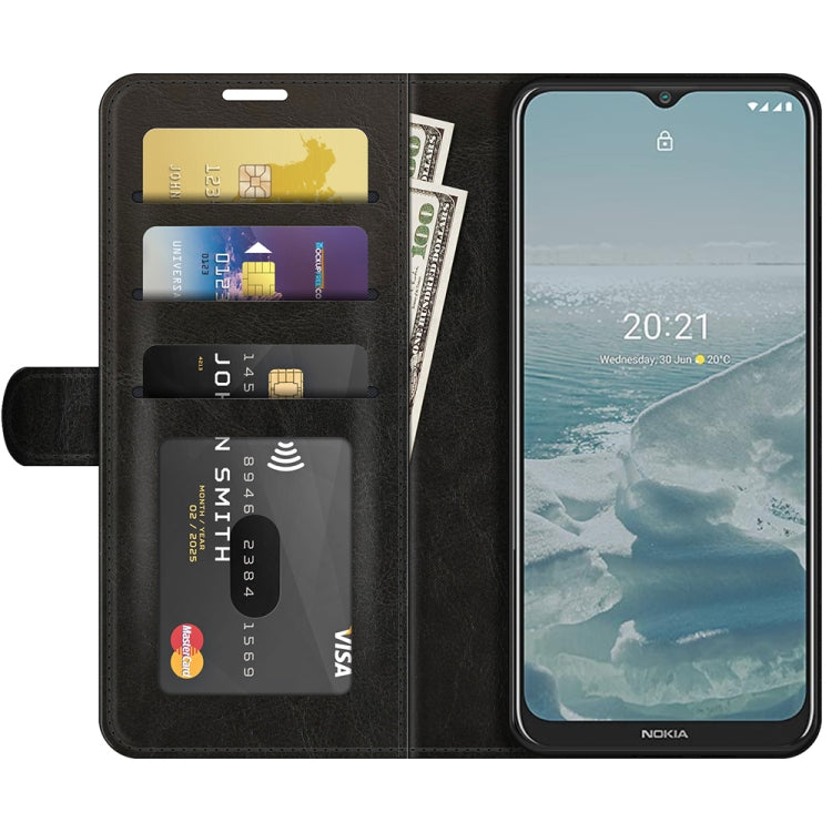 For Nokia G10/G20 R64 Texture Single Horizontal Flip Protective Case with Holder & Card Slots & Wallet& Photo Frame
