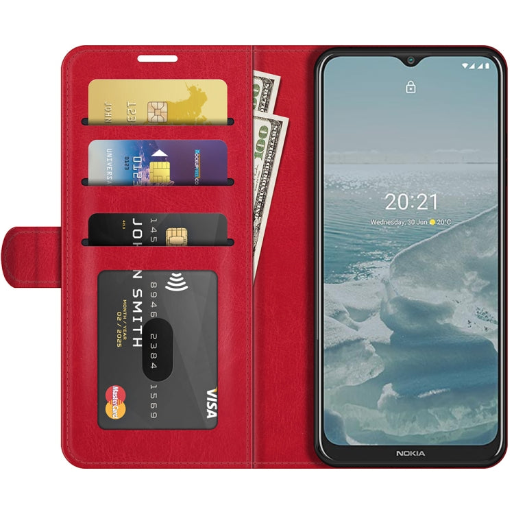 For Nokia G10/G20 R64 Texture Single Horizontal Flip Protective Case with Holder & Card Slots & Wallet& Photo Frame