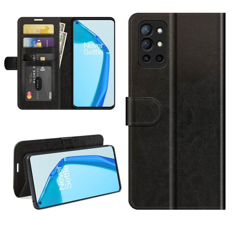 For OnePlus 9R R64 Texture Single Horizontal Flip Protective Case with Holder & Card Slots & Wallet& Photo Frame