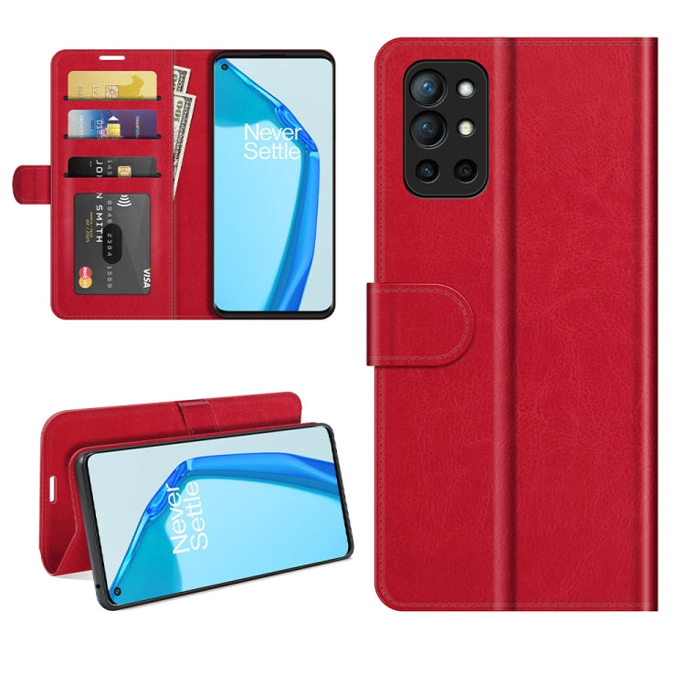 For OnePlus 9R R64 Texture Single Horizontal Flip Protective Case with Holder & Card Slots & Wallet& Photo Frame