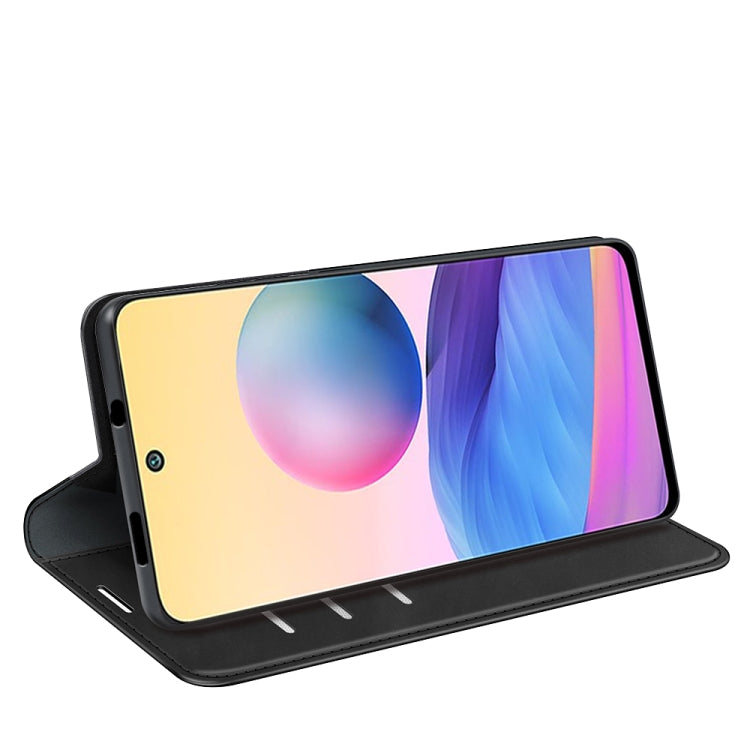 For Xiaomi Note 10 5G / Poco M3 Pro 5G Retro-skin Business Magnetic Suction Leather Case with Holder & Card Slots & Wallet