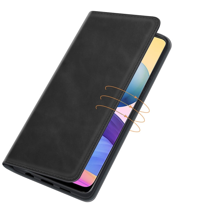 For Xiaomi Note 10 5G / Poco M3 Pro 5G Retro-skin Business Magnetic Suction Leather Case with Holder & Card Slots & Wallet