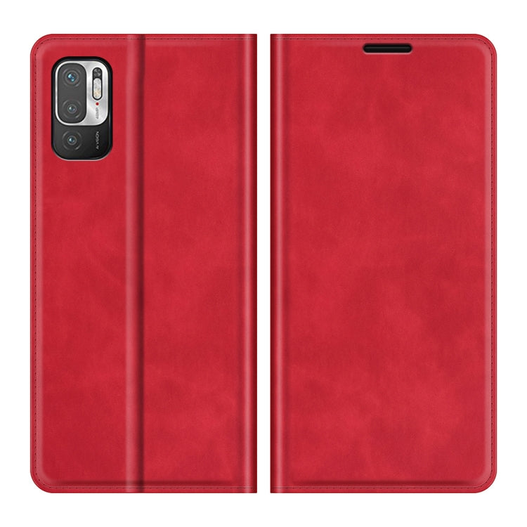 For Xiaomi Note 10 5G / Poco M3 Pro 5G Retro-skin Business Magnetic Suction Leather Case with Holder & Card Slots & Wallet