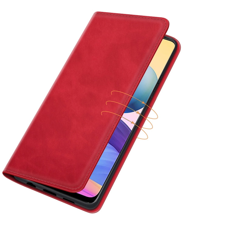 For Xiaomi Note 10 5G / Poco M3 Pro 5G Retro-skin Business Magnetic Suction Leather Case with Holder & Card Slots & Wallet