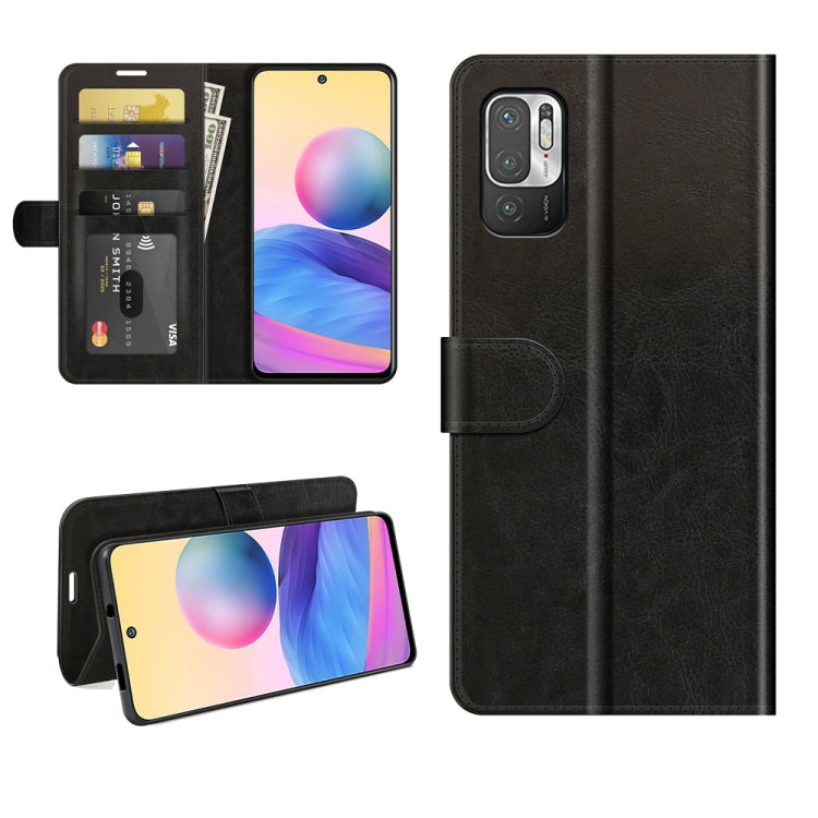 For Xiaomi Redmi Note 10 5G / Poco M3 Pro 5G R64 Texture Single Horizontal Flip Protective Case with Holder & Card Slots & Wallet& Photo Frame