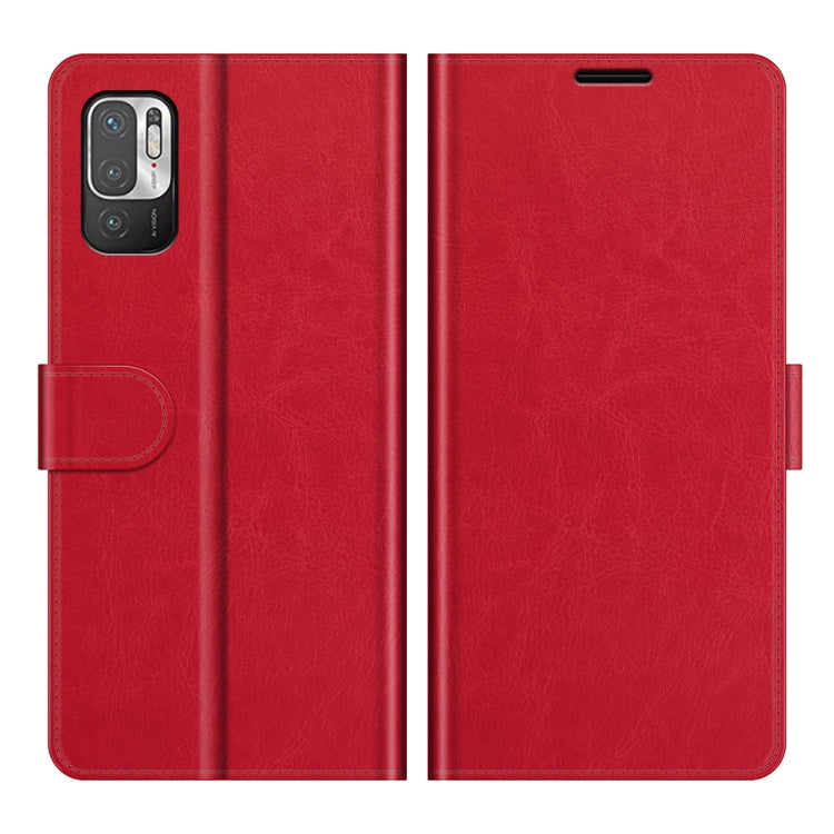 For Xiaomi Redmi Note 10 5G / Poco M3 Pro 5G R64 Texture Single Horizontal Flip Protective Case with Holder & Card Slots & Wallet& Photo Frame