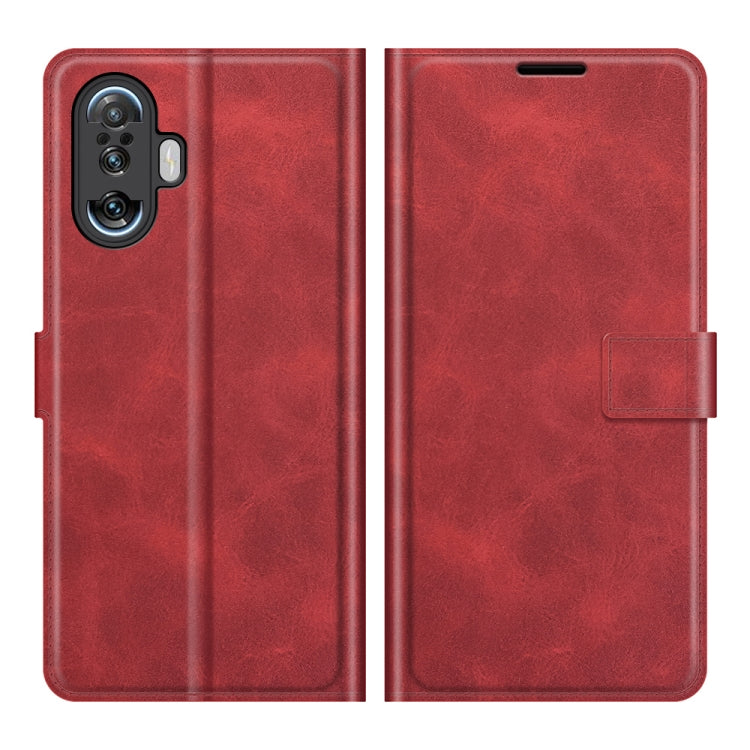 For Xiaomi Redmi K40 Gaming / Poco F3 GT Retro Calf Pattern Buckle Horizontal Flip Leather Case with Holder & Card Slots & Wallet