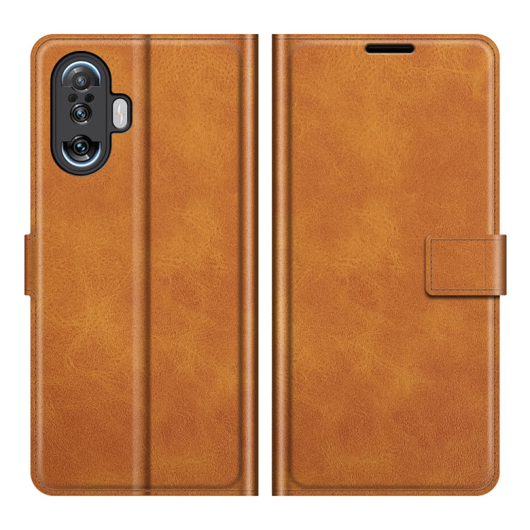 For Xiaomi Redmi K40 Gaming / Poco F3 GT Retro Calf Pattern Buckle Horizontal Flip Leather Case with Holder & Card Slots & Wallet