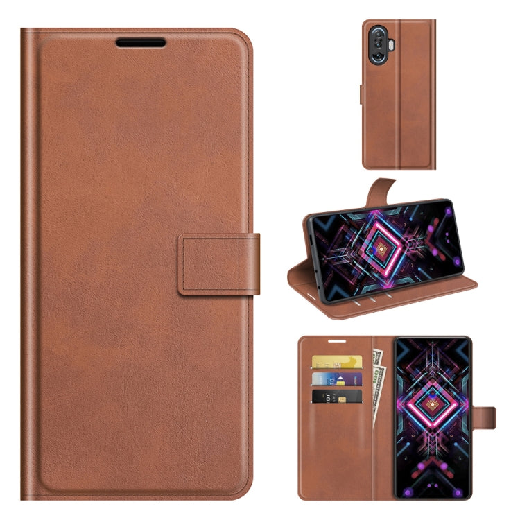 For Xiaomi Redmi K40 Gaming / Poco F3 GT Retro Calf Pattern Buckle Horizontal Flip Leather Case with Holder & Card Slots & Wallet