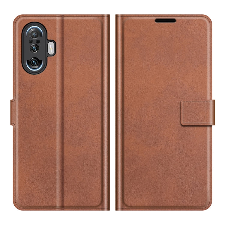 For Xiaomi Redmi K40 Gaming / Poco F3 GT Retro Calf Pattern Buckle Horizontal Flip Leather Case with Holder & Card Slots & Wallet