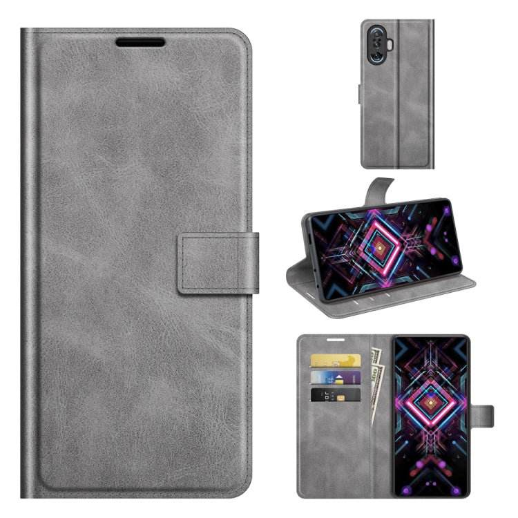 For Xiaomi Redmi K40 Gaming / Poco F3 GT Retro Calf Pattern Buckle Horizontal Flip Leather Case with Holder & Card Slots & Wallet