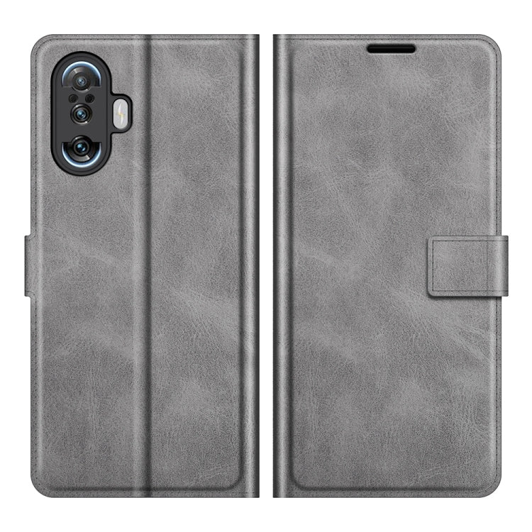 For Xiaomi Redmi K40 Gaming / Poco F3 GT Retro Calf Pattern Buckle Horizontal Flip Leather Case with Holder & Card Slots & Wallet