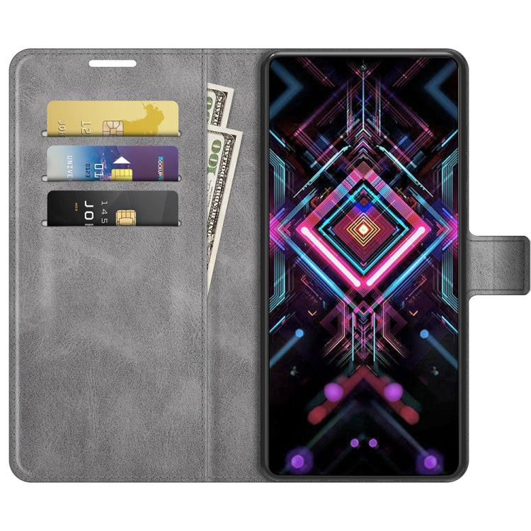 For Xiaomi Redmi K40 Gaming / Poco F3 GT Retro Calf Pattern Buckle Horizontal Flip Leather Case with Holder & Card Slots & Wallet