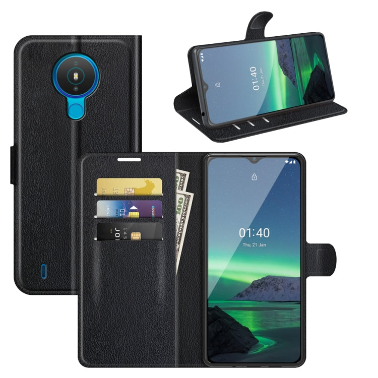 For Nokia 1.4 Litchi Texture Horizontal Flip Protective Case with Holder & Card Slots & Wallet