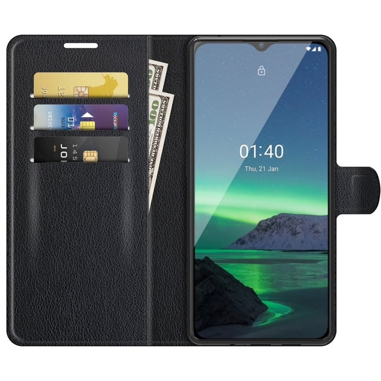 For Nokia 1.4 Litchi Texture Horizontal Flip Protective Case with Holder & Card Slots & Wallet