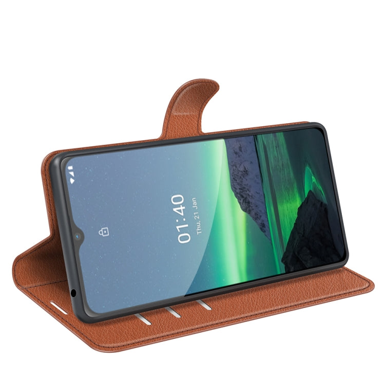 For Nokia 1.4 Litchi Texture Horizontal Flip Protective Case with Holder & Card Slots & Wallet
