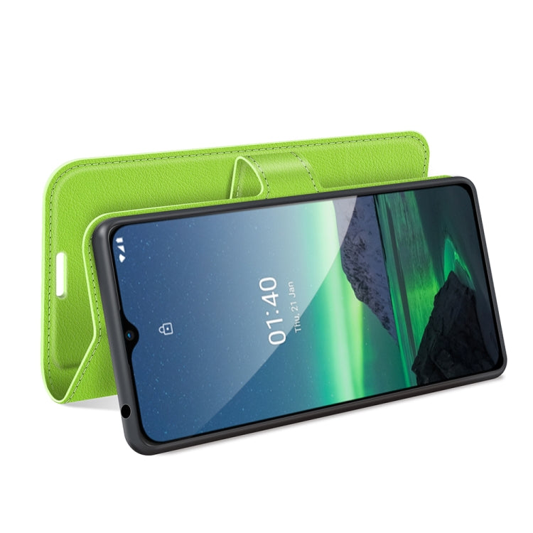 For Nokia 1.4 Litchi Texture Horizontal Flip Protective Case with Holder & Card Slots & Wallet