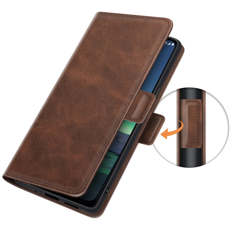 For Nokia 1.4 Dual-side Magnetic Buckle Horizontal Flip Leather Case with Holder & Card Slots & Wallet