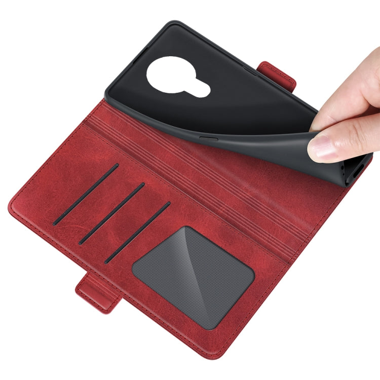 For Nokia 1.4 Dual-side Magnetic Buckle Horizontal Flip Leather Case with Holder & Card Slots & Wallet