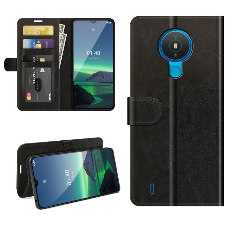For Nokia 1.4 R64 Texture Single Horizontal Flip Protective Case with Holder & Card Slots & Wallet& Photo Frame