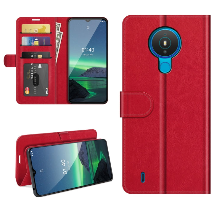 For Nokia 1.4 R64 Texture Single Horizontal Flip Protective Case with Holder & Card Slots & Wallet& Photo Frame