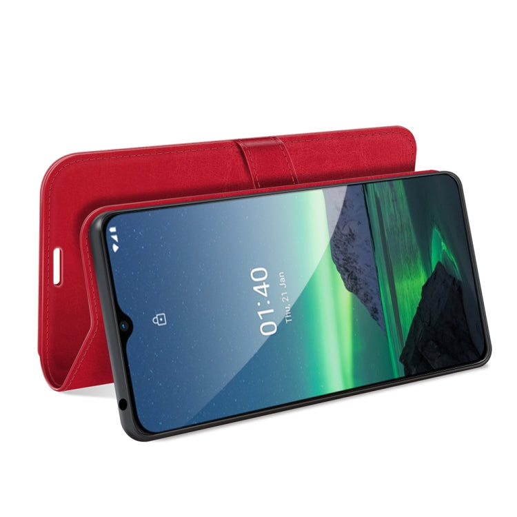 For Nokia 1.4 R64 Texture Single Horizontal Flip Protective Case with Holder & Card Slots & Wallet& Photo Frame