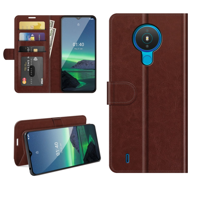 For Nokia 1.4 R64 Texture Single Horizontal Flip Protective Case with Holder & Card Slots & Wallet& Photo Frame